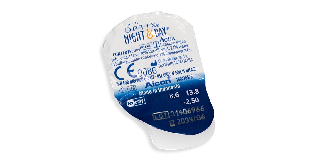 AIR OPTIX  NIGHT & DAY AQUA 6PK
