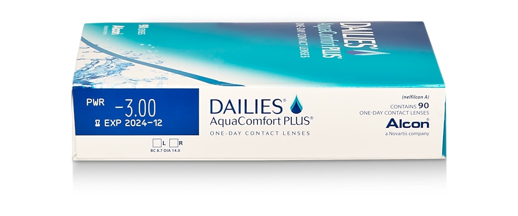 DAILIES  AQUA COMFORT PLUS 90PK