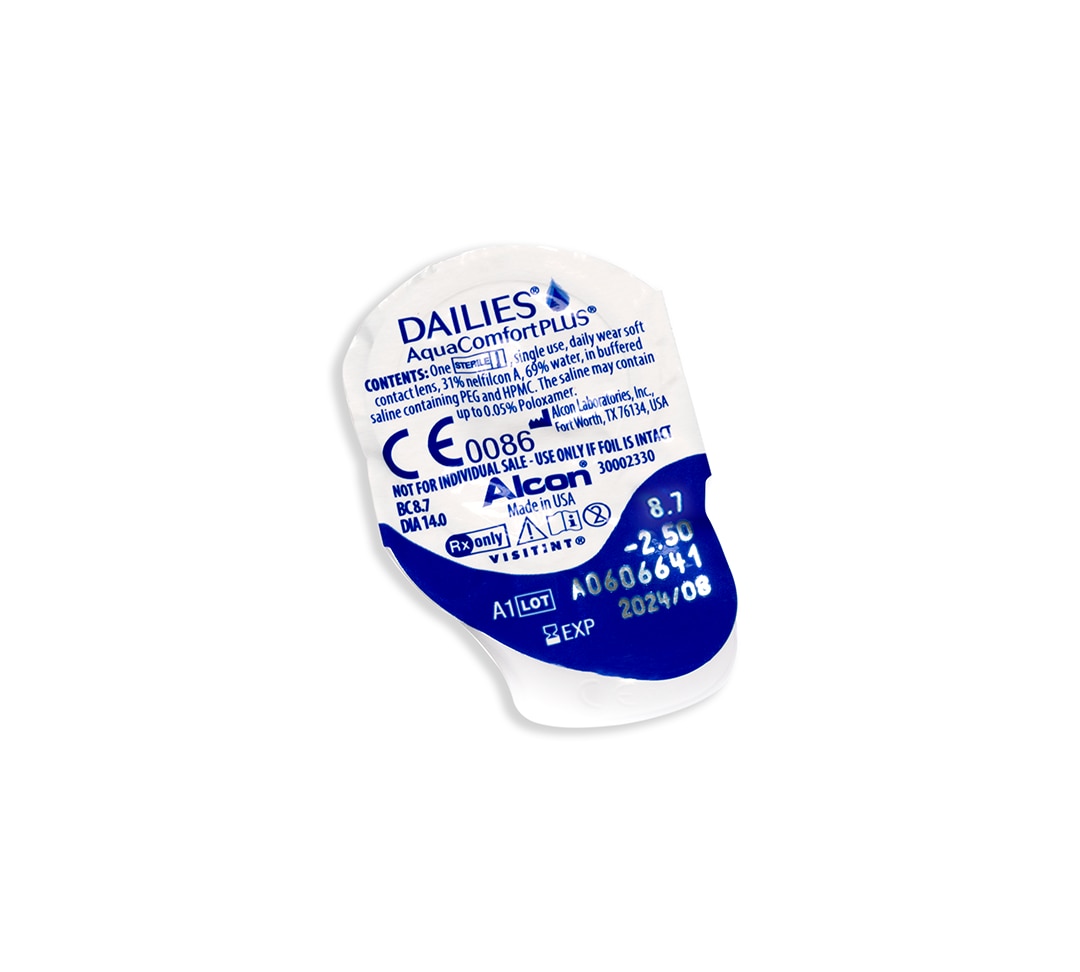 DAILIES  AQUA COMFORT PLUS 90PK