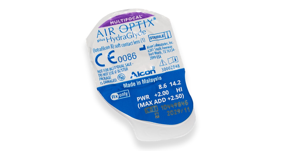 AIR OPTIX  PLUS HYDRAGLYDE MULTIFOCAL 3PK