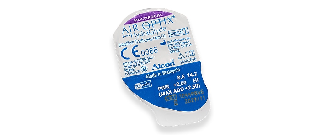 AIR OPTIX  PLUS HYDRAGLYDE MULTIFOCAL 3PK