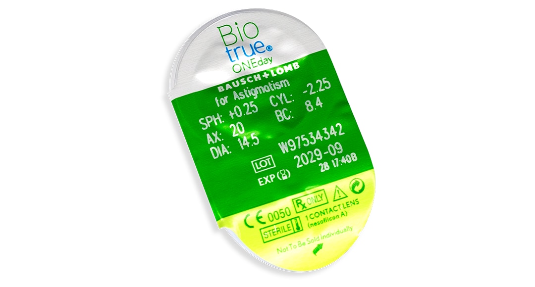 BIOTRUE  ONEDAY FOR ASTIGMATISM 30PK