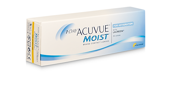 1-DAY ACUVUE MOIST FOR ASTIGMATISM 30PK