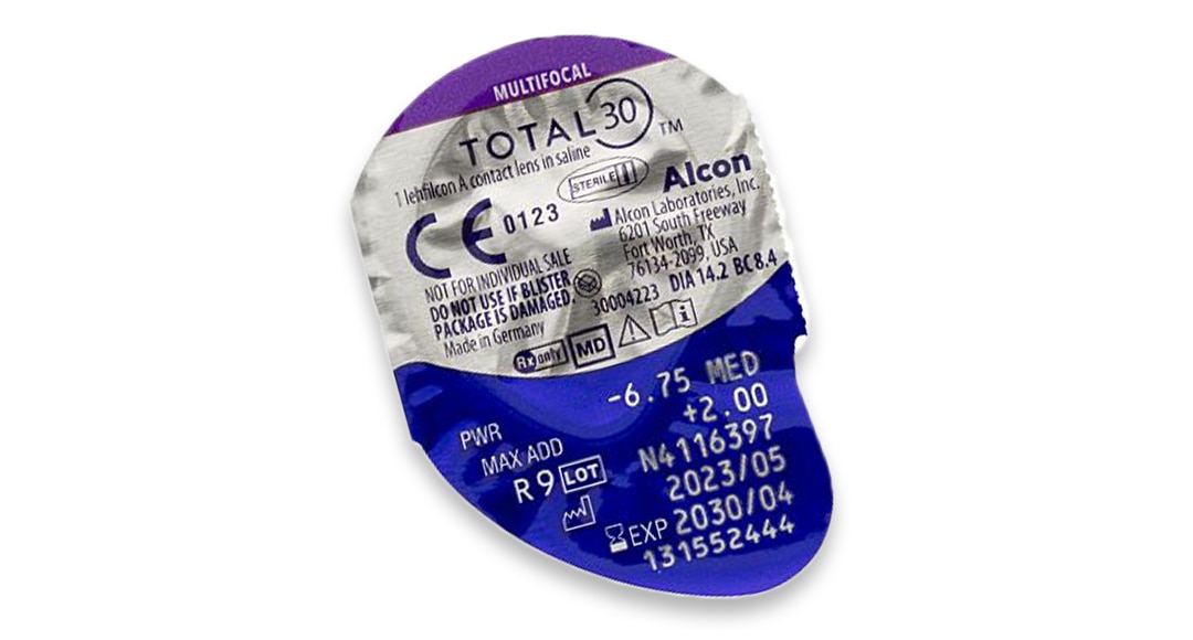 TOTAL30 ALCON  MONTHLY MULTIFOCAL 3PK