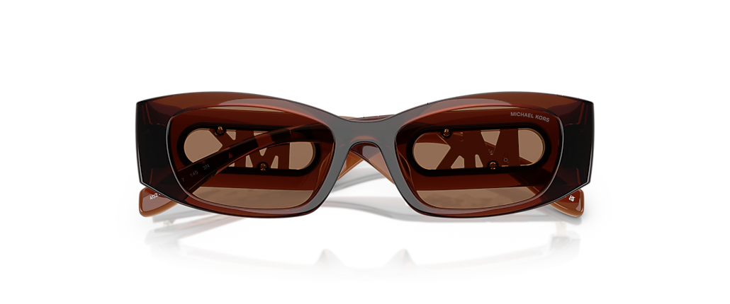 Michael Kors MK2243U Rhodes Brown Transparent Sunglasses