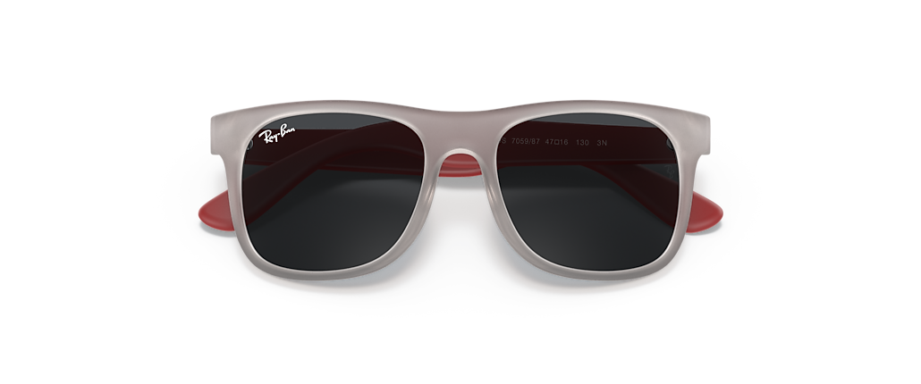 Ray-Ban RB9069S Justin Kids Transparent Grey Sunglasses