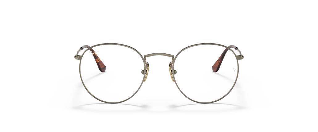 Ray-Ban RB8247V Round Titanium Optics Antique Gold Frames