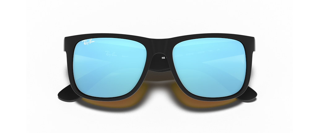 Ray-Ban RB4165 Justin Color Mix Rubber Black Sunglasses