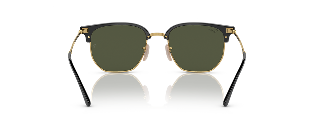 Ray-Ban RB4416 New Clubmaster Black On Gold Sunglasses