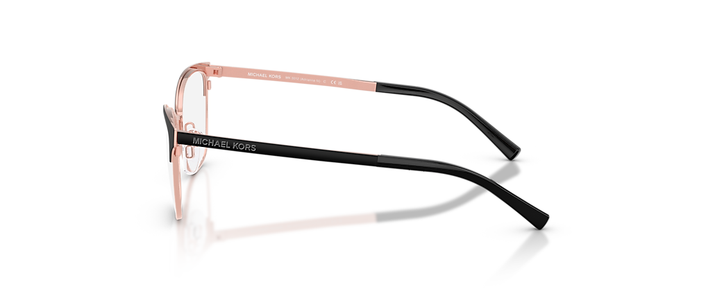 Michael Kors MK3012 Adrianna IV Matte Black/Rose Gold Frames
