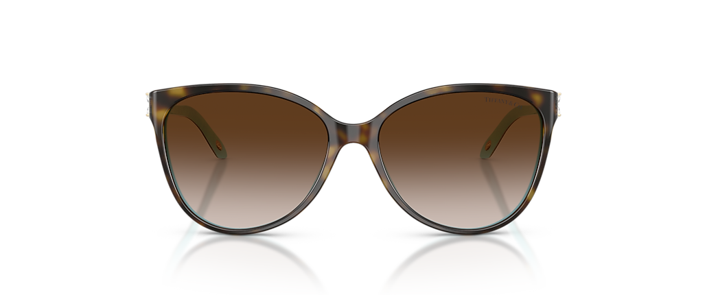 Tiffany & Co. TF4089B Havana On Tiffany Blue Sunglasses