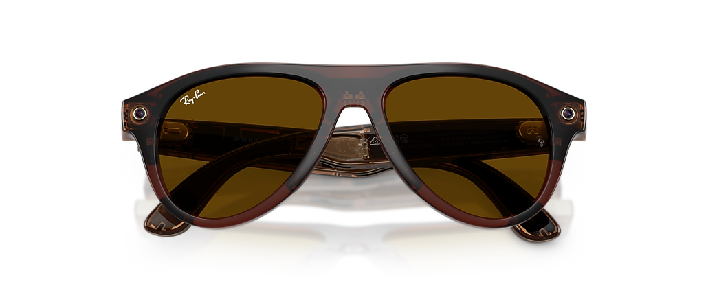 Ray-Ban Ray-Ban Meta (Gen 3) Aviator Transparent Umber Ray-Ban Meta Smart Glasses