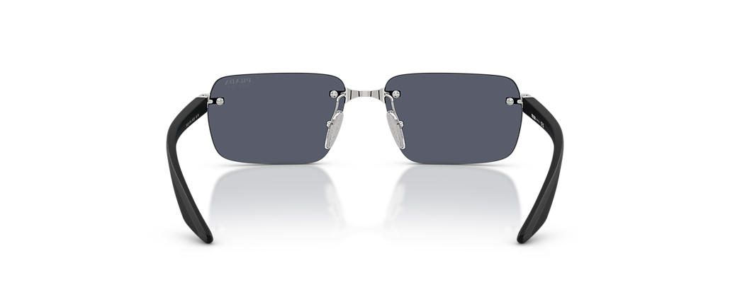 Prada Linea Rossa PS C52S Silver Sunglasses