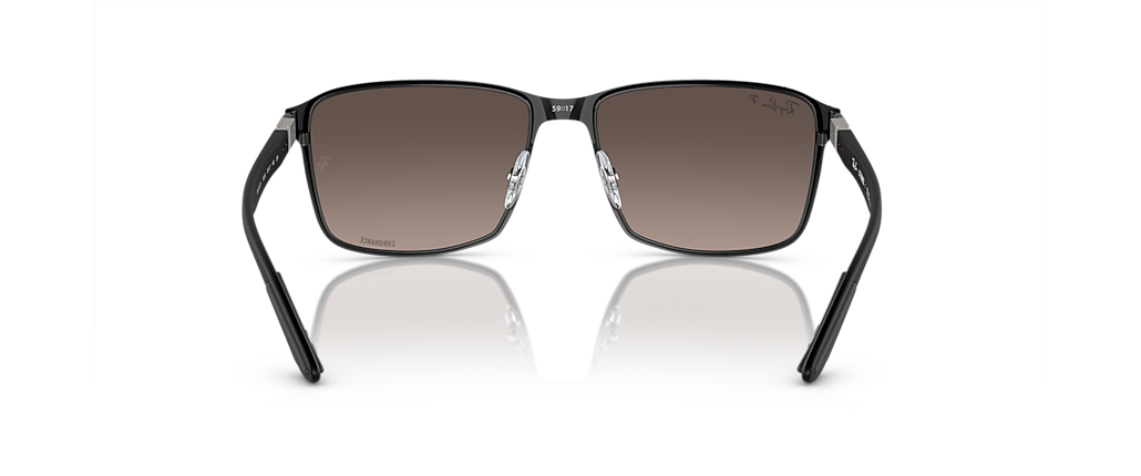 Ray-Ban RB3721CH RB3721 Polarized+ Lenses Black On Black Sunglasses