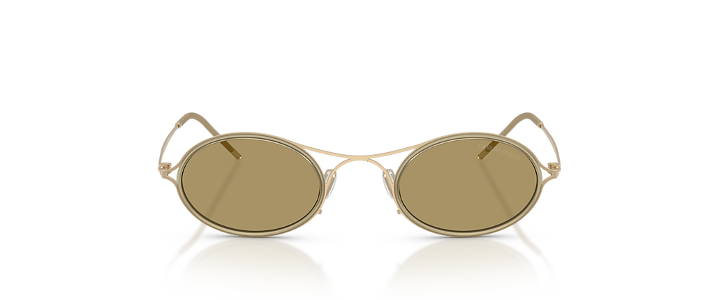 Giorgio Armani AR6187 Matte Pale Gold Sunglasses