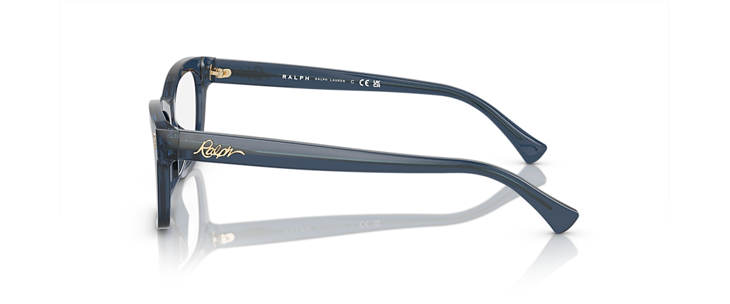 Ralph RA7154U Shiny Transparent Blue Frames