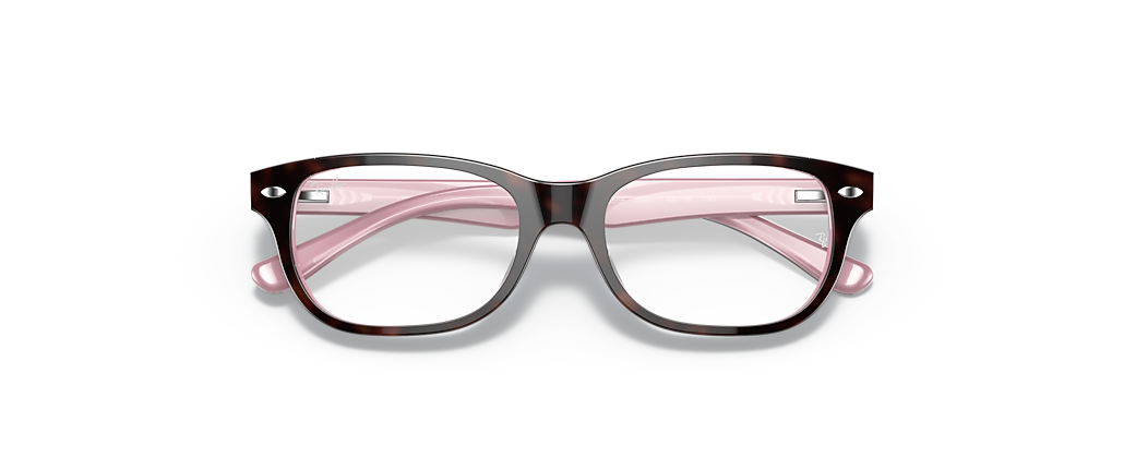 Ray-Ban RB1555F Optics Kids Havana On Opal Pink Frames
