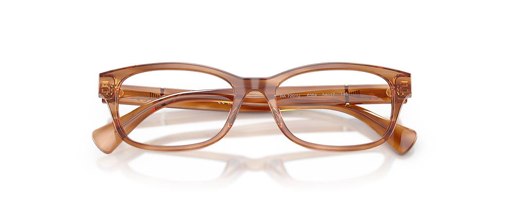 Ralph RA7201U Striped Brown Frames
