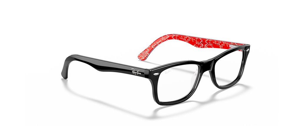 Ray-Ban RB5228 Optics Black On Red Frames