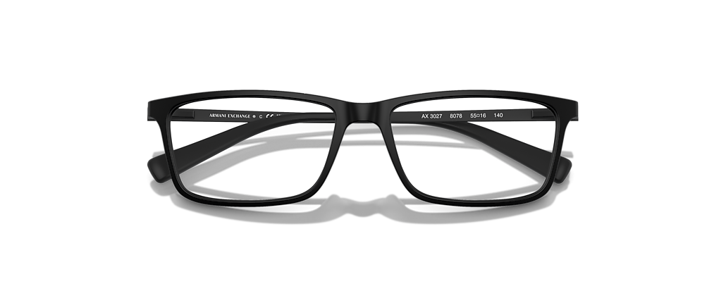 Armani Exchange AX3027 Matte Black Frames