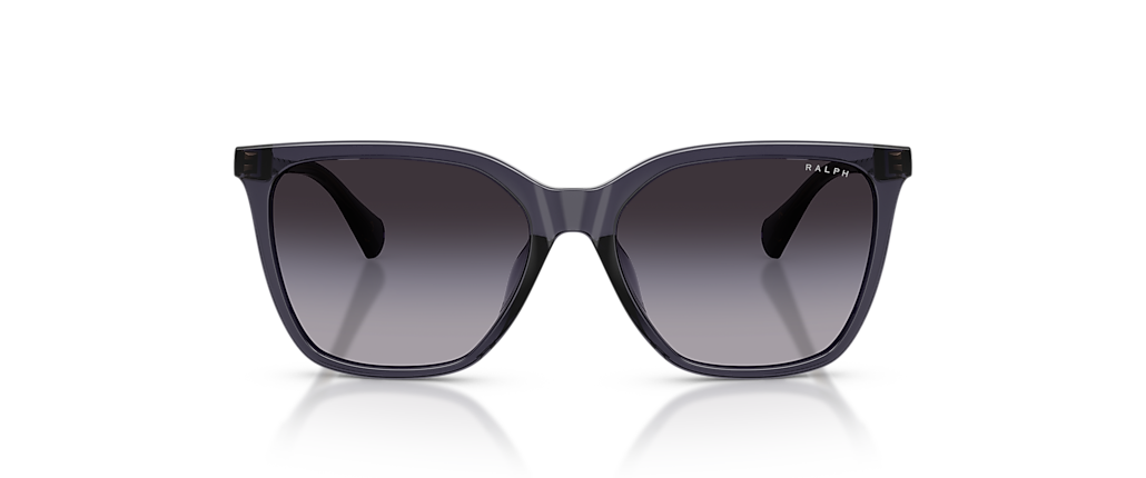 Ralph RA5328U Shiny Transparent Violet Sunglasses
