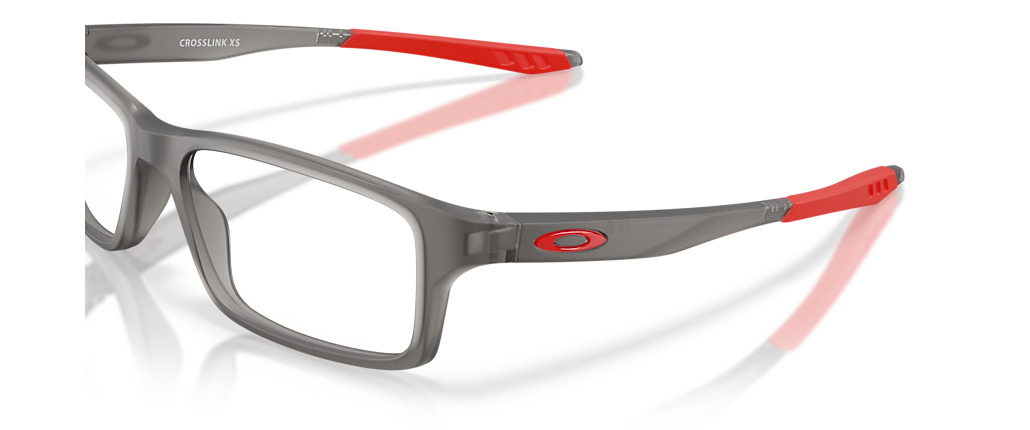 Oakley OY8002 Crosslink® XS (Youth Fit) Satin Grey Smoke Frames
