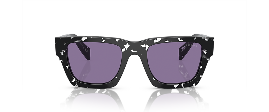 Prada PR A06S Tortoise Black Crystal Sunglasses
