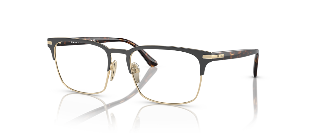 Prada PR 58ZV Matte Brunished/Pale Gold Frames