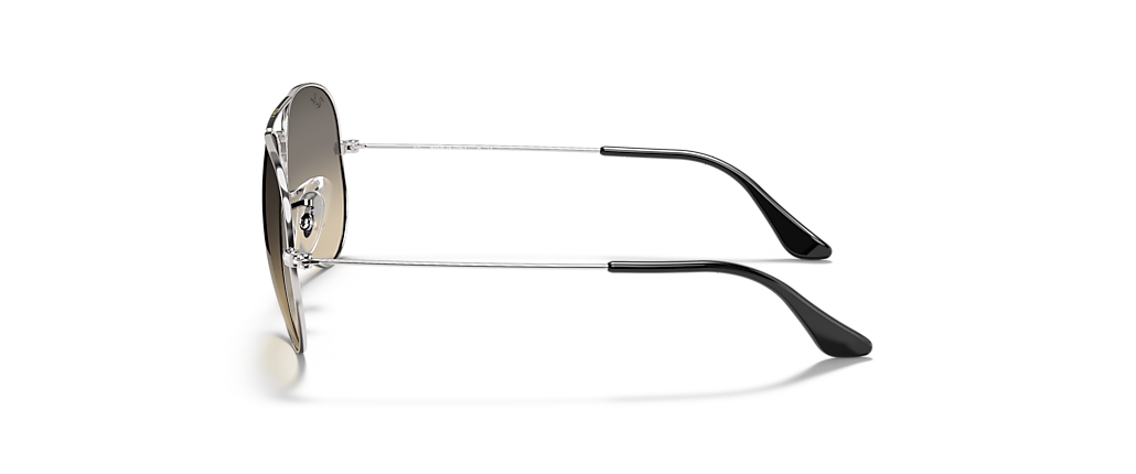 Ray-Ban RB3025 Aviator Gradient Silver Sunglasses