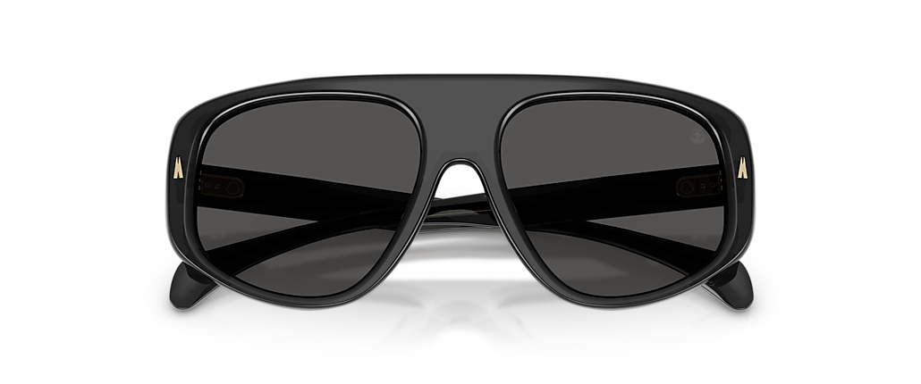 Moncler ME6035U Auron Shiny Transparent Dark Grey Sunglasses