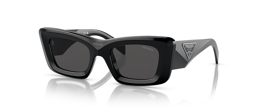 Prada PR 13ZSF Black Sunglasses