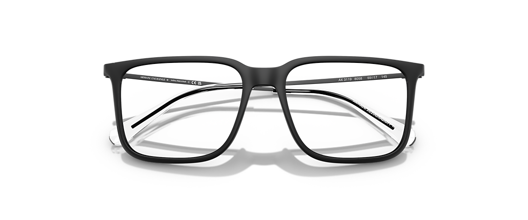 Armani Exchange AX3119 Matte Black Frames