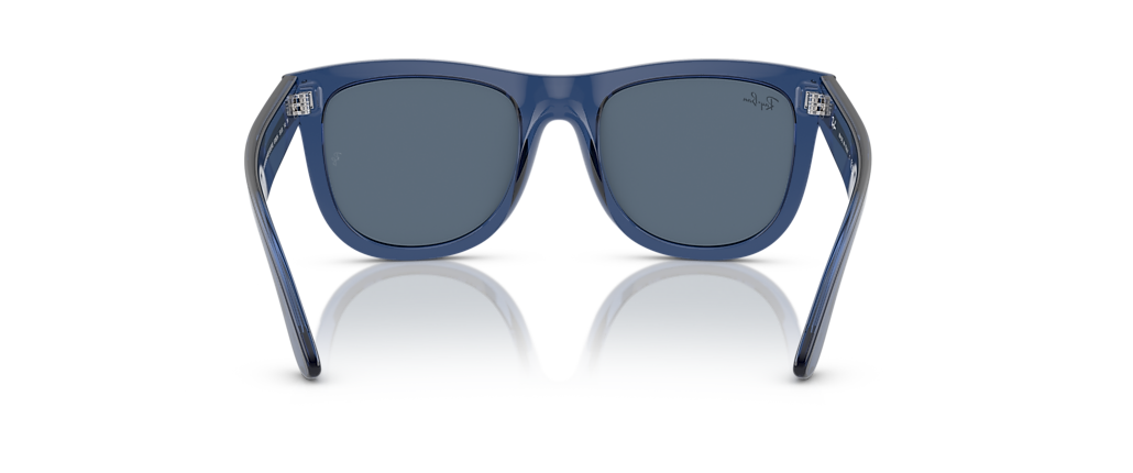 Ray-Ban RBR0502S Wayfarer Reverse Transparent Navy Blue Sunglasses