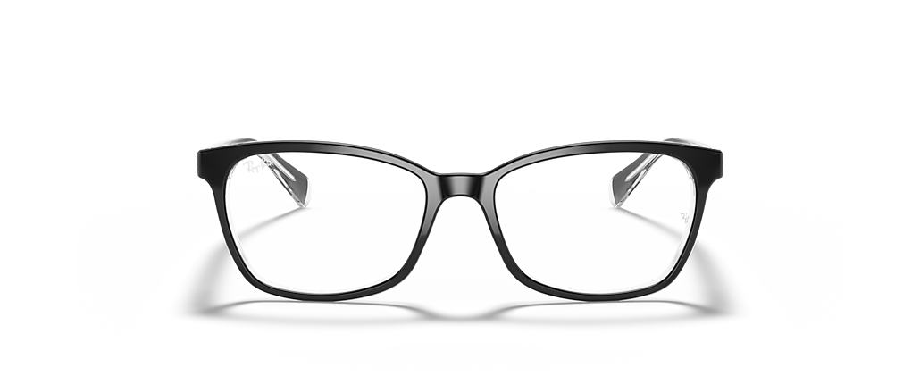 Ray-Ban RB5362 Optics Black On Transparent Frames