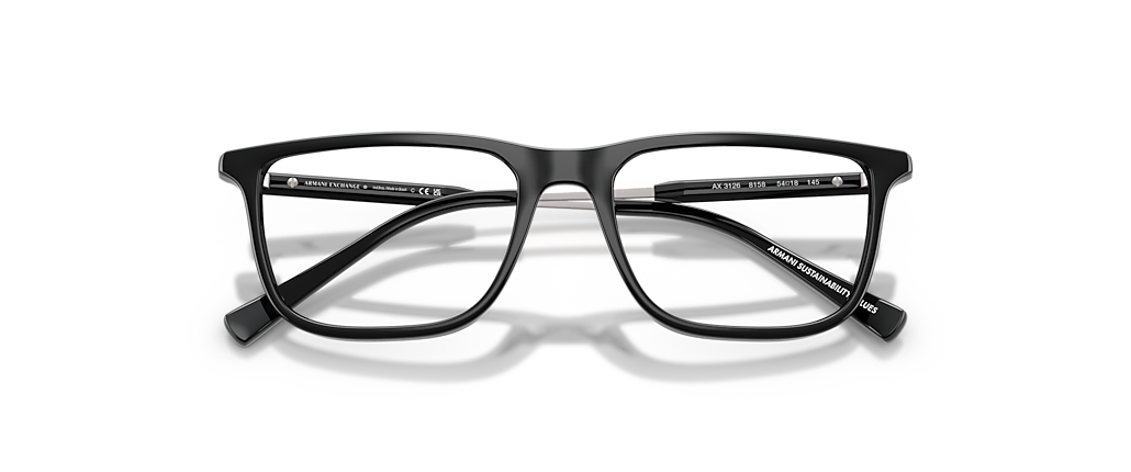 Armani Exchange AX3126 Shiny Black Frames