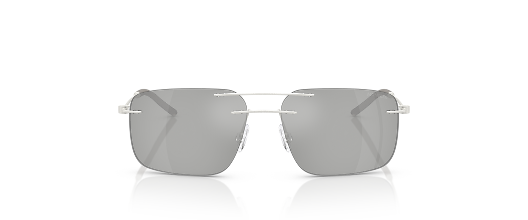 Moncler ME4003 Doppler Matte Silver Sunglasses