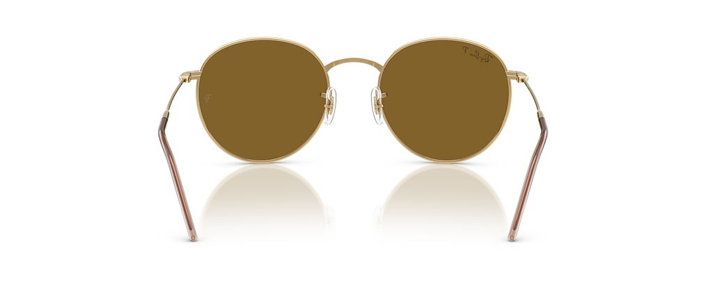 Ray-Ban RBR0103S Round Reverse Arista Gold Sunglasses