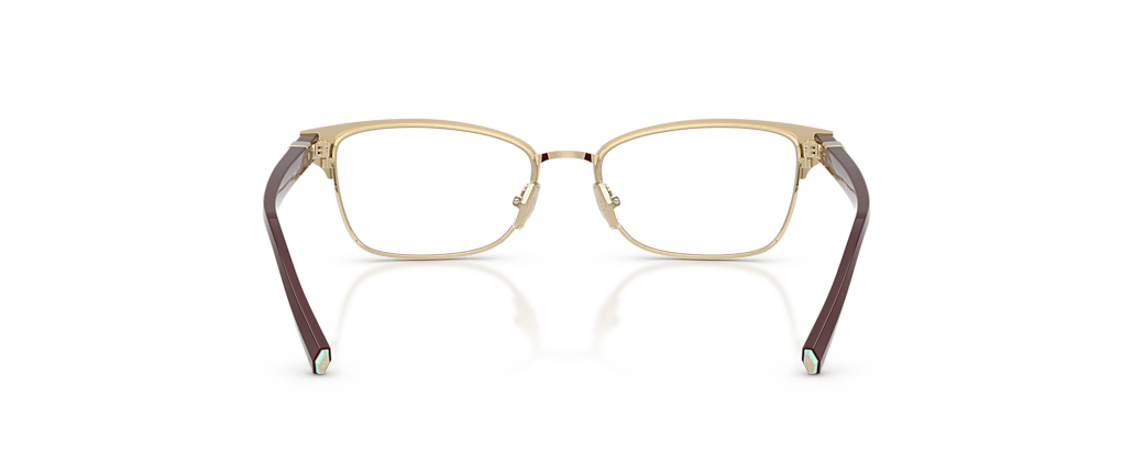 Tiffany & Co. TF1168 Burgundy On Pale Gold Frames