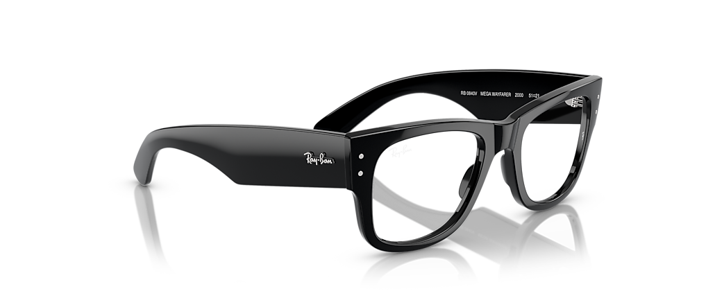 Ray-Ban RB0840V Mega Wayfarer Optics Black Frames