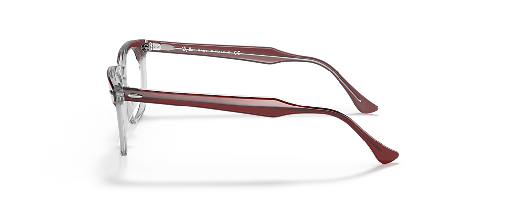 Ray-Ban RB5398 Hawkeye Optics Bordeaux On Transparent Frames