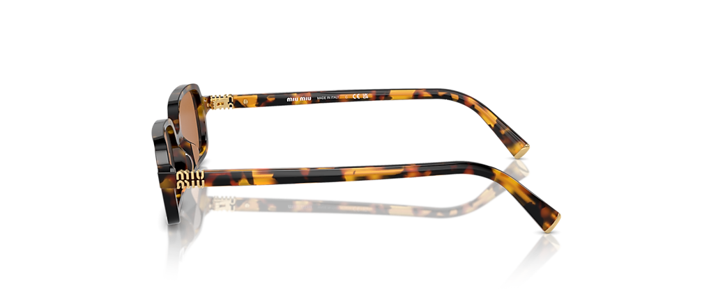 Miu Miu MU 11ZS Honey Havana Sunglasses