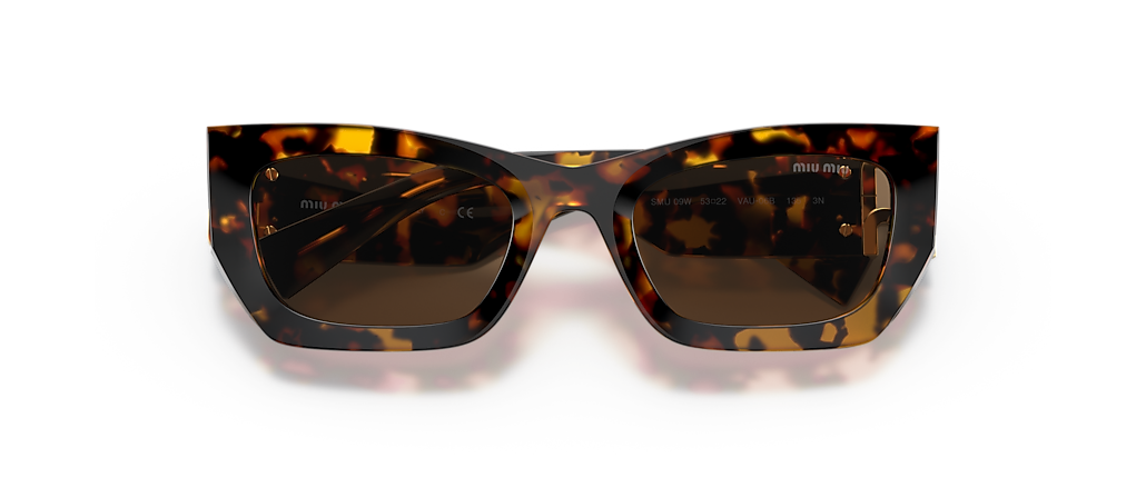 Miu Miu MU 09WS Honey Havana Sunglasses