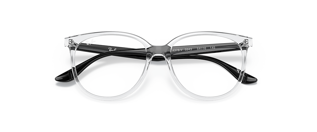 Ray-Ban RB4378V Optics Transparent Frames