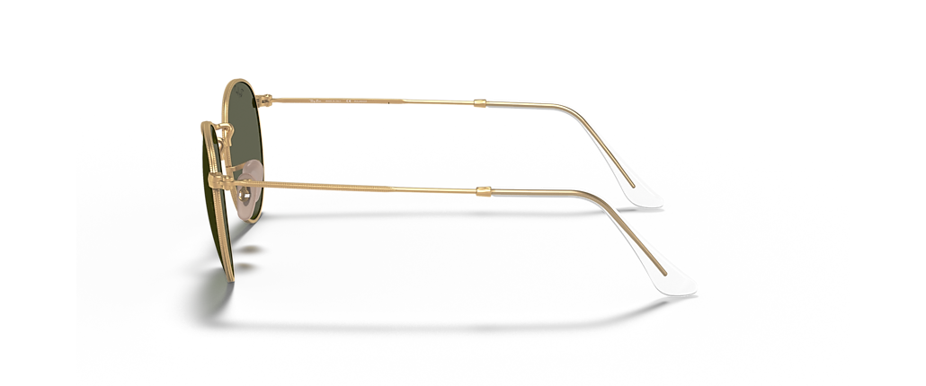 Ray-Ban RB3447 Round Metal Gold Sunglasses