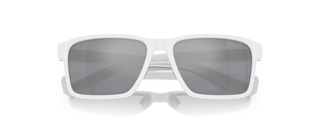 Prada Linea Rossa PS 05YS White Rubber Sunglasses