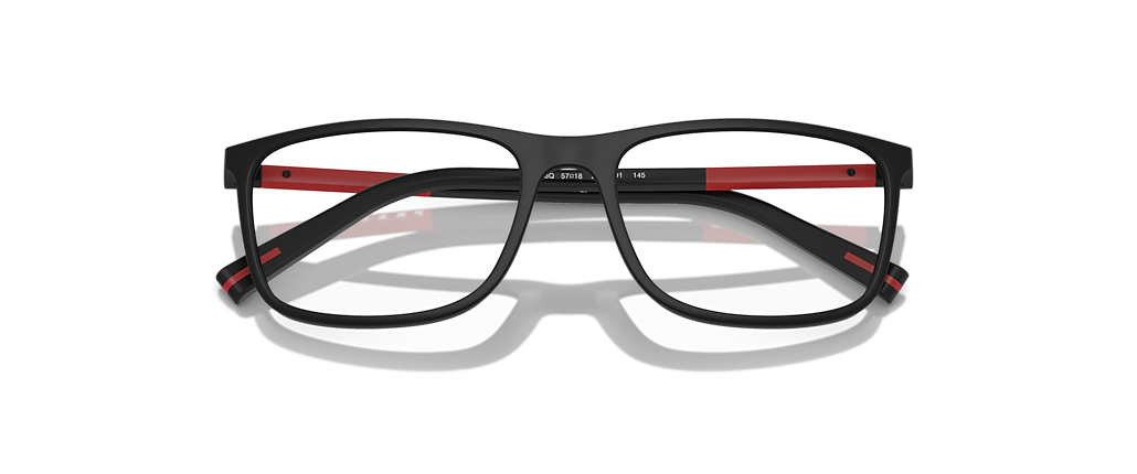 Prada Linea Rossa PS 03QV Black Rubbered Frames