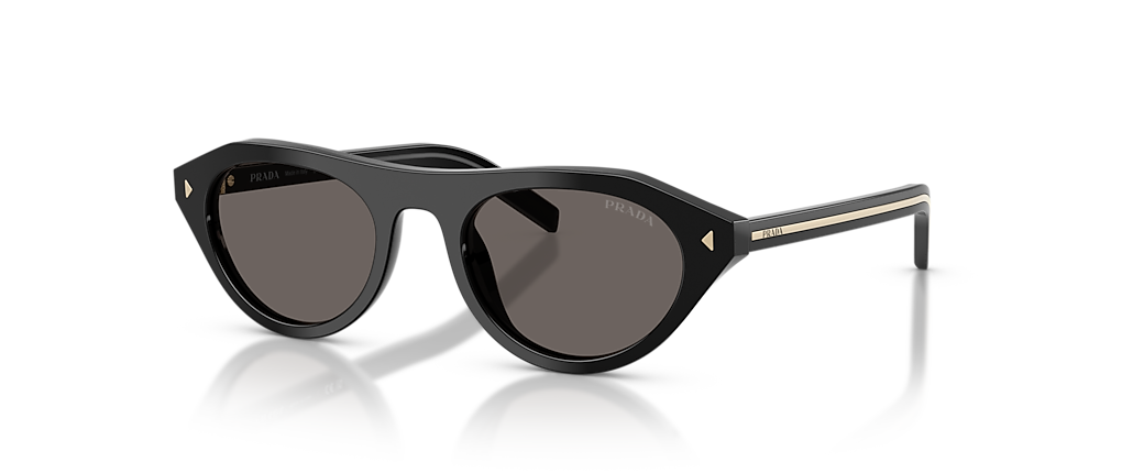 Prada PR B15S Black Sunglasses
