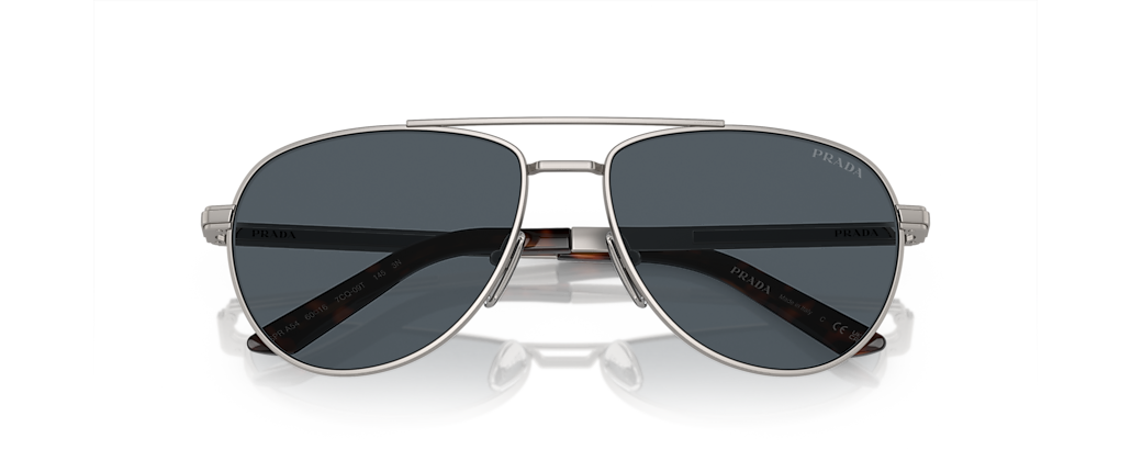 Prada PR A54S Matte Gunmetal Sunglasses