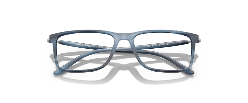 Giorgio Armani AR7261F Matt Stripped Blue Frames