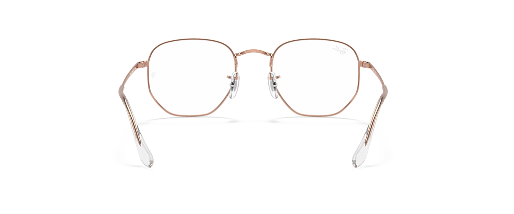 Ray-Ban RB6448 Hexagonal Optics Rose Gold Frames